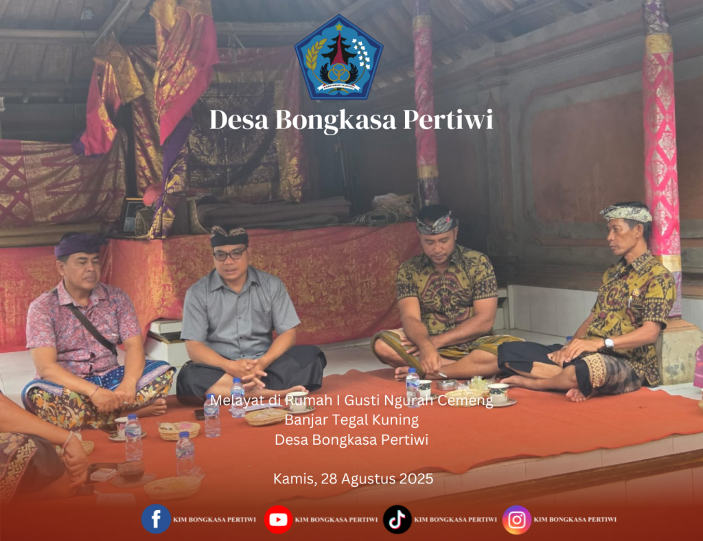 Melayat di Rumah I Gusti Ngurah Cemeng Banjar Tegal Kuning, Desa Bongkasa Pertiwi